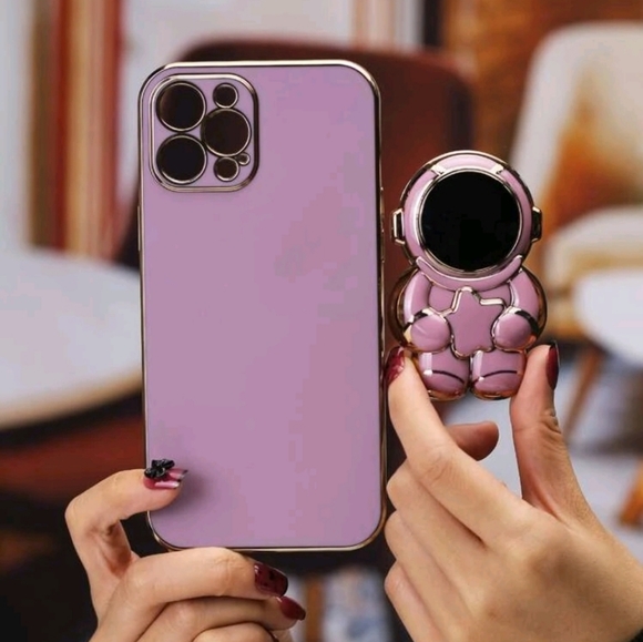 iPhone case with Astronaut Stand-Out Phone Grip - Picture 3 of 6